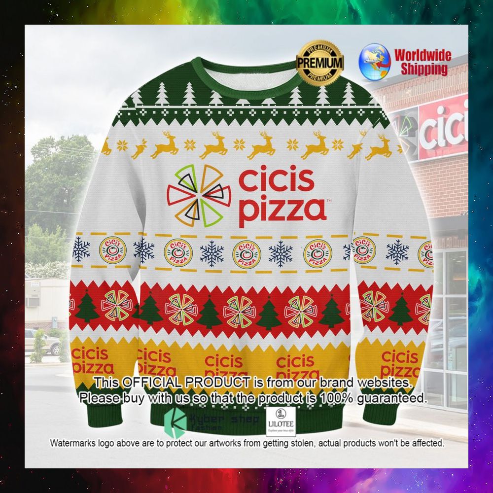cicis pizza christmas sweater 1 159