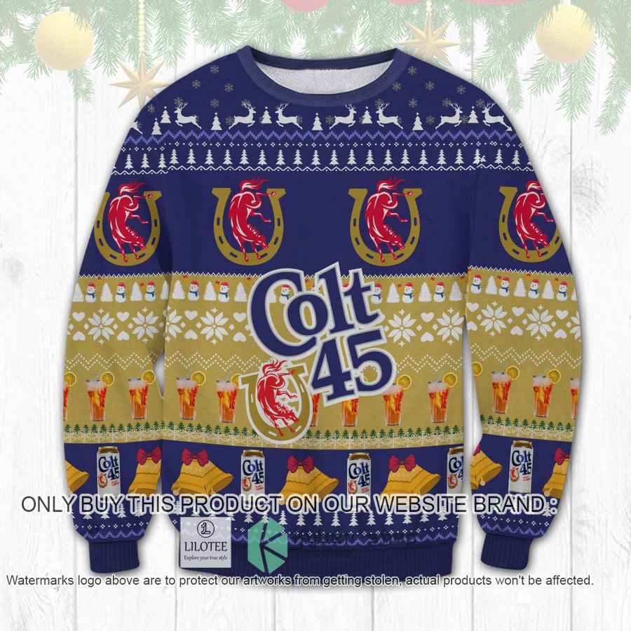 Colt 45 Christmas Sweater, Sweatshirt 9