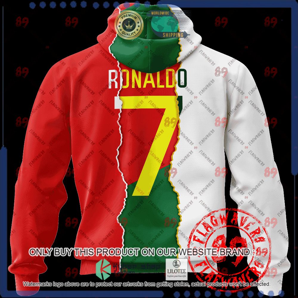 cristiano ronaldo 7 manchester united 3d hoodie shirt 1 29409
