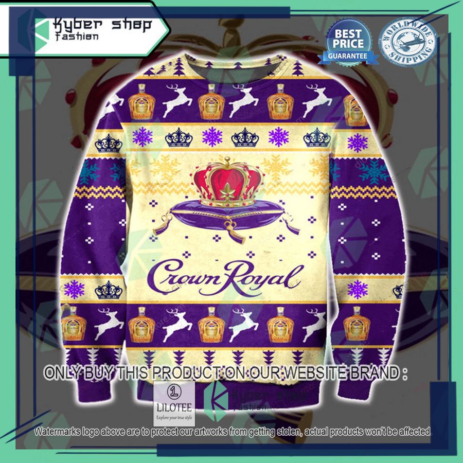 crown royal ugly christmas sweater 1 88244
