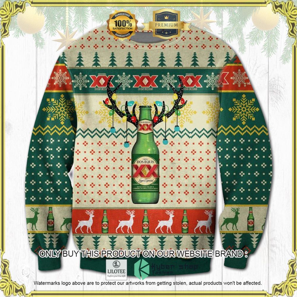 dos equis knitted christmas sweater 1 10302
