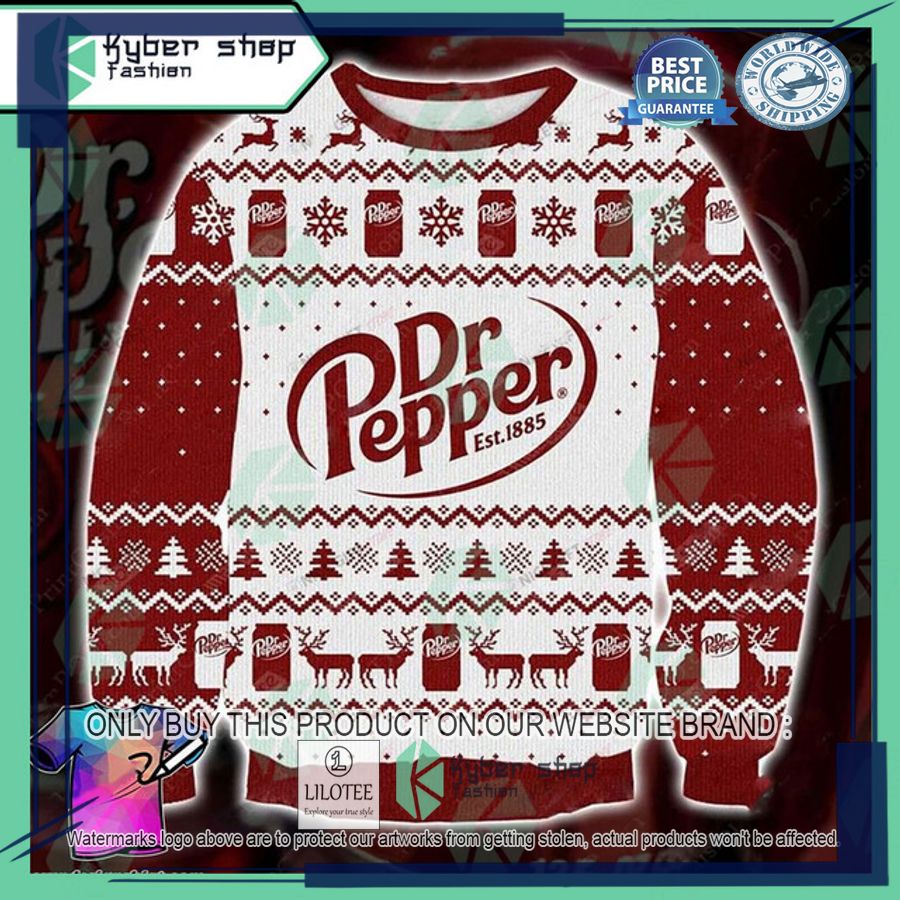dr pepper ugly christmas sweater 1 30010