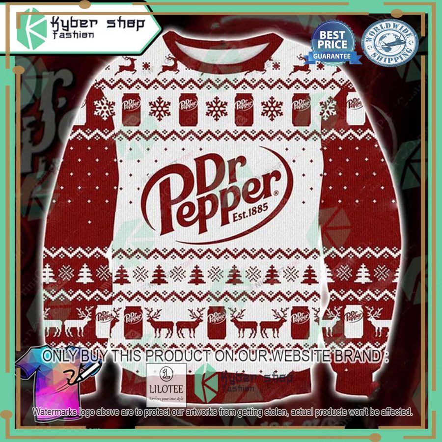 dr pepper ugly christmas sweater 1 78825