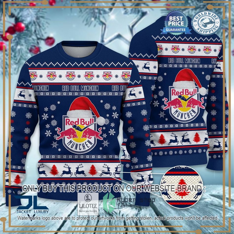 EHC Red Bull Munchen Pen del 1 and 2 Ugly Sweater 7