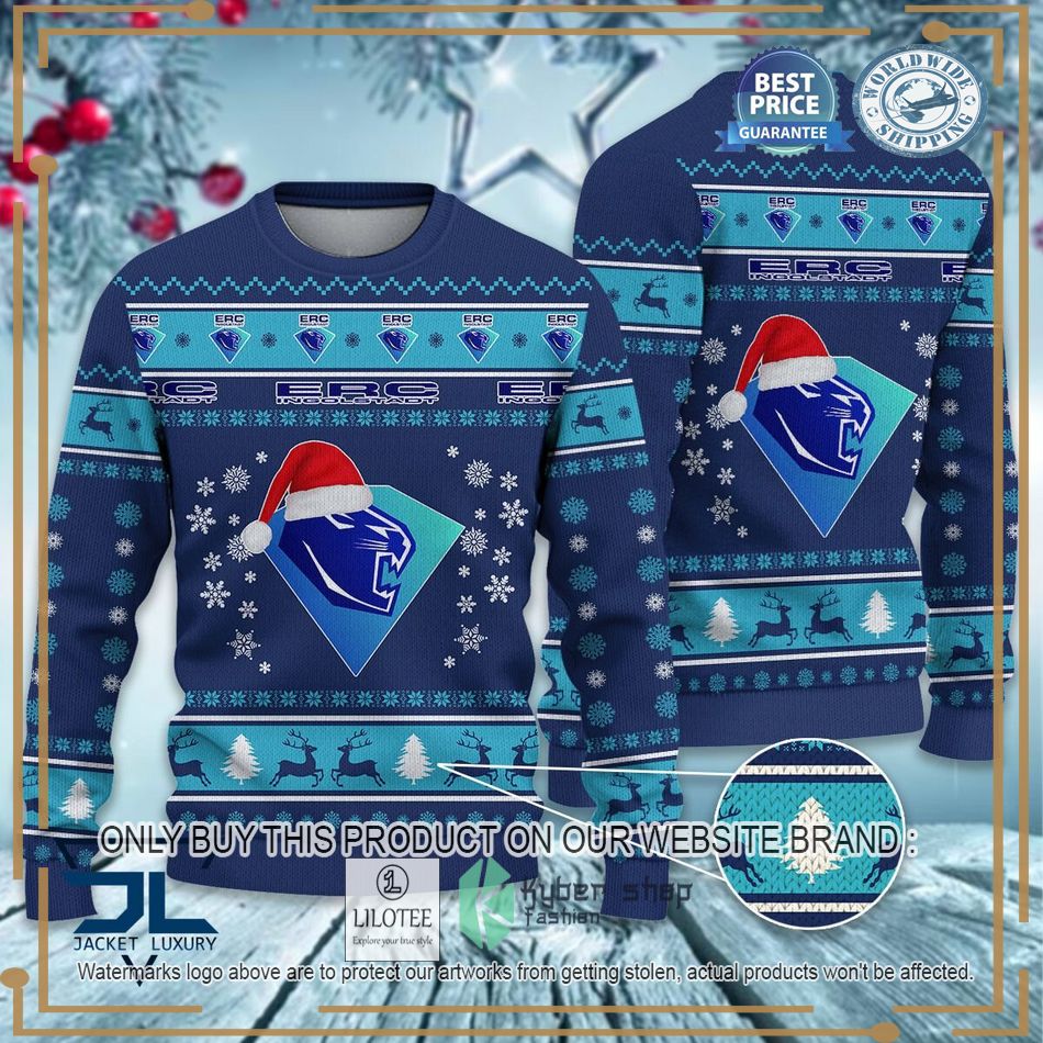 ERC Ingolstadt Pen del 1 and 2 Ugly Sweater 7