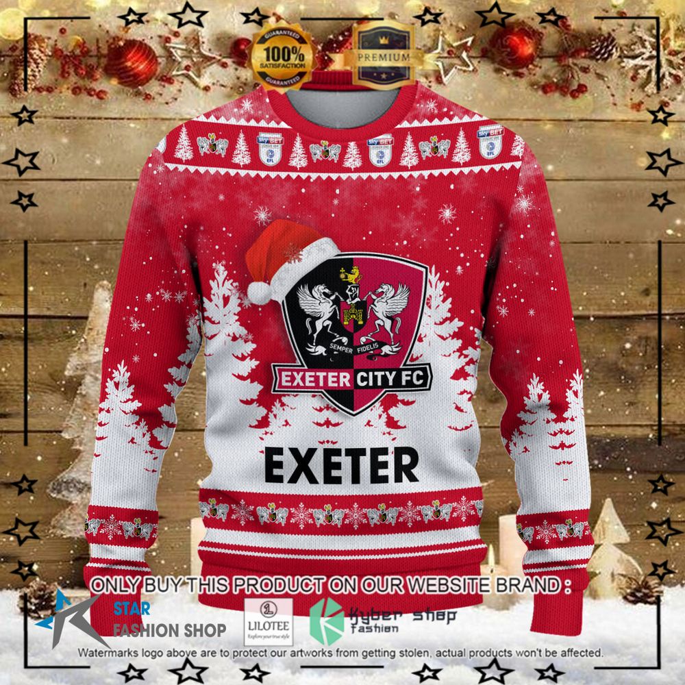 exeter city red white christmas sweater 1 54713
