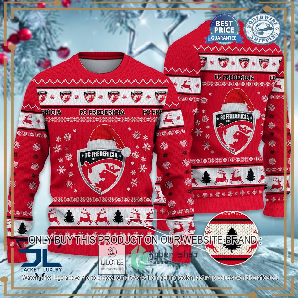 FC Fredericia Super League & Danish 1st Division Ugly Sweater 7