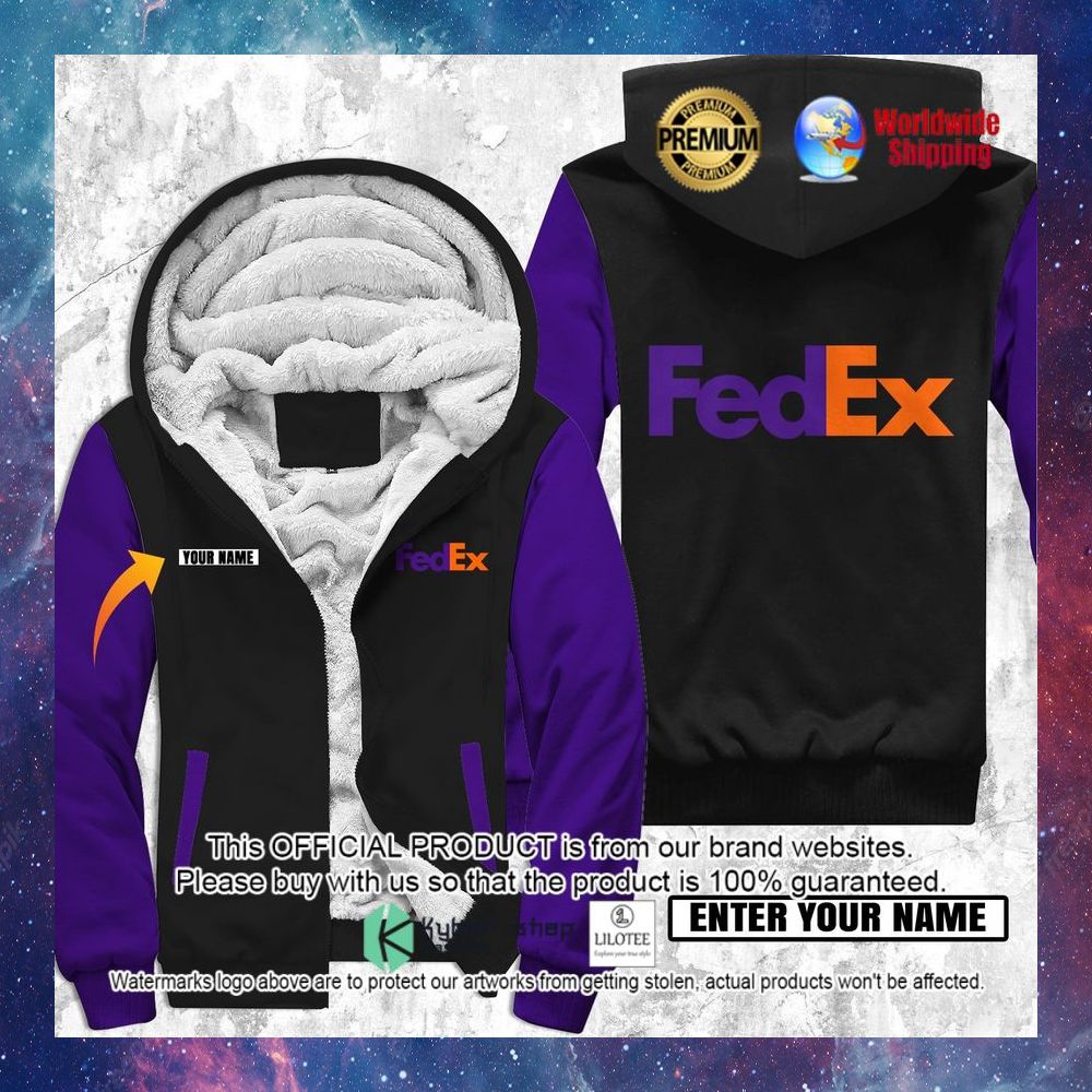 fedex custom name 3d fleece hoodie 1 205