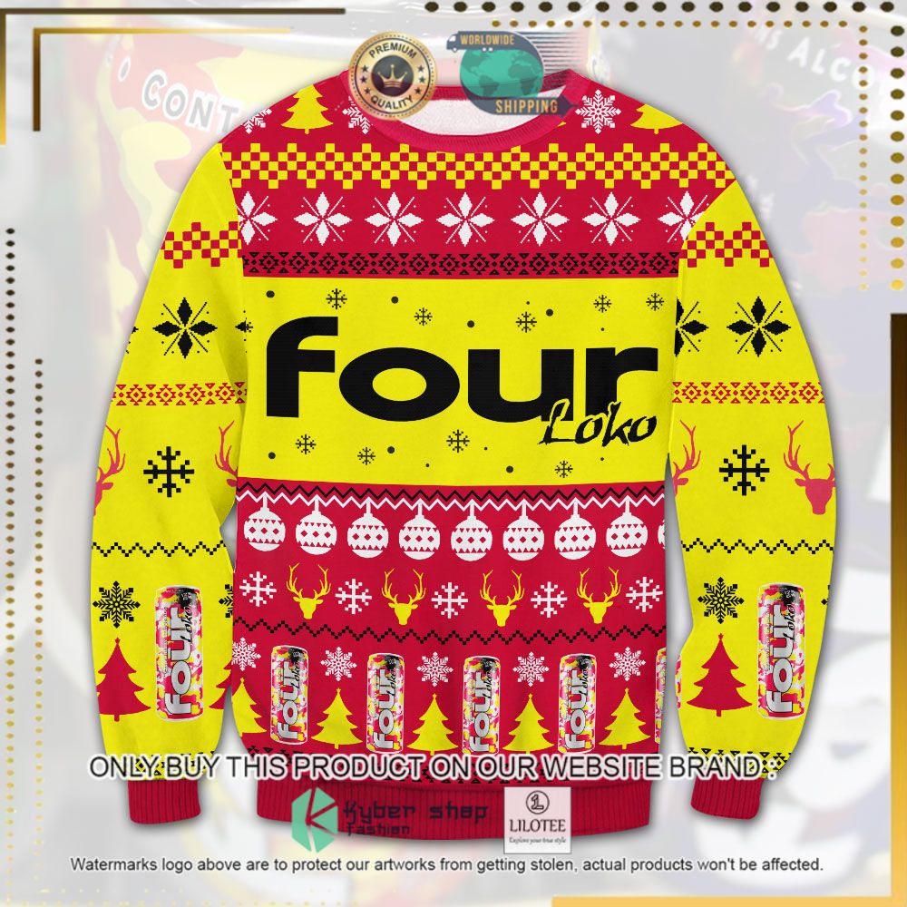 four loko red yellow ugly sweater 1 4977
