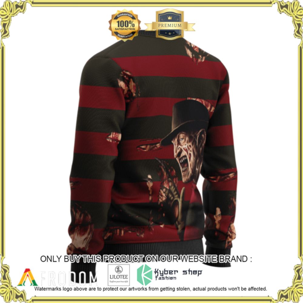 freddy krueger horror christmas sweater 1 87990