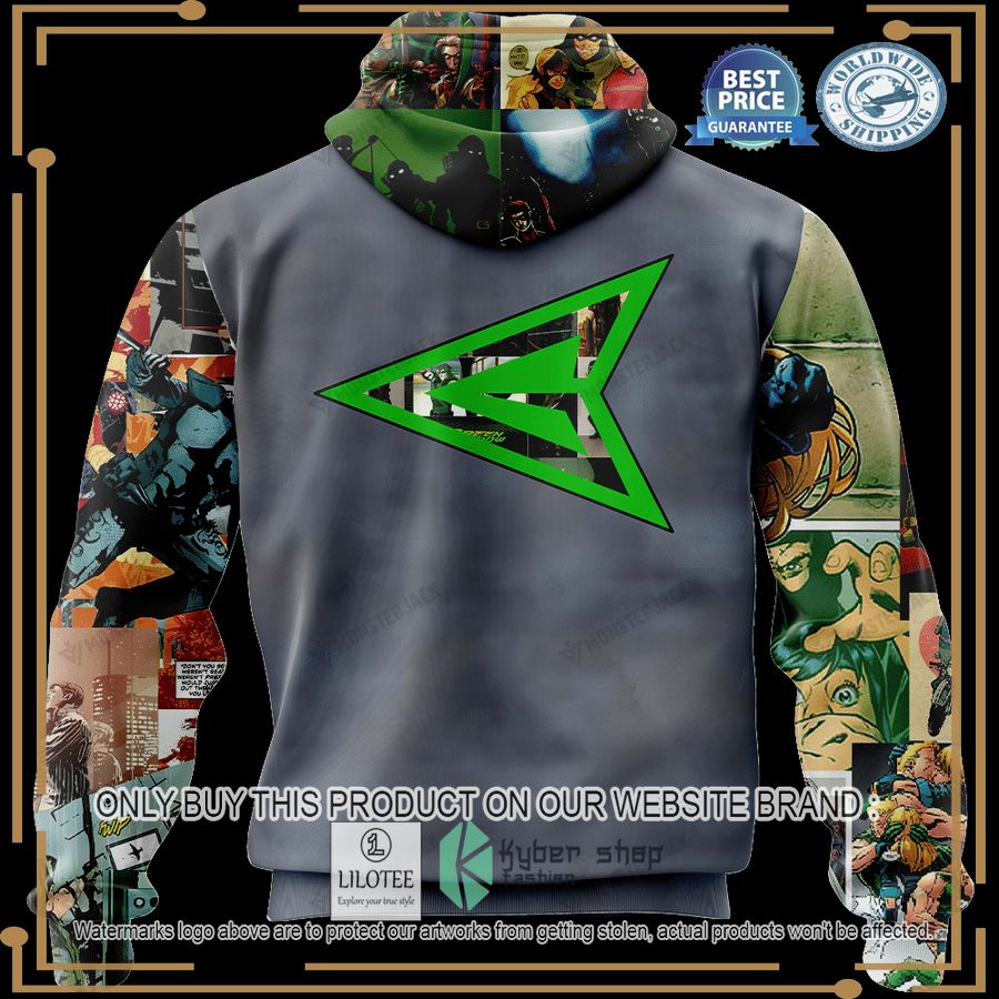 green arrow dc comics universe hoodie hoodie mask 2 85478