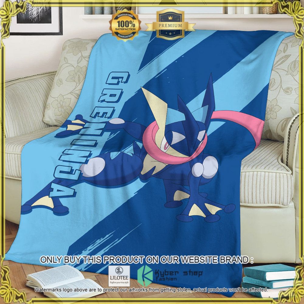 Greninja Custom Pokemon Soft Blanket - LIMITED EDITION 8