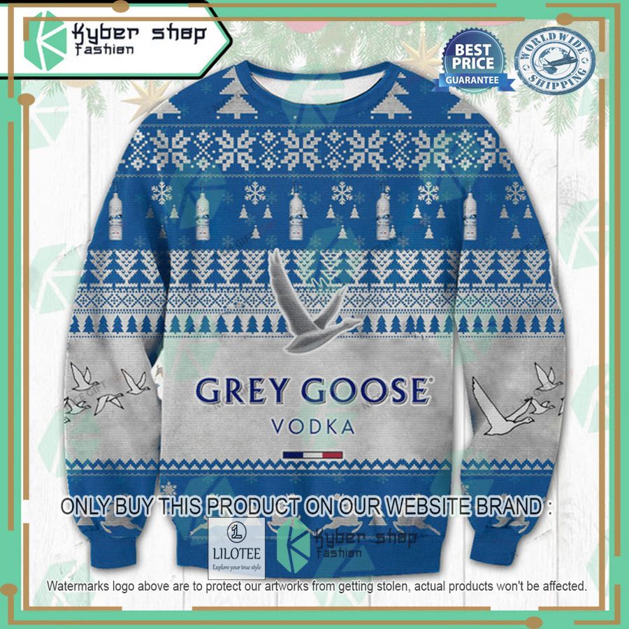 grey goose ugly christmas sweater 1 95723