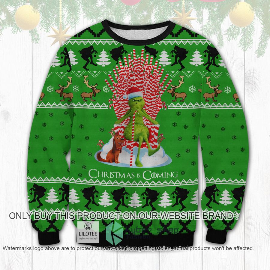 Grinch Xmas Christmas Sweater, Sweatshirt 9
