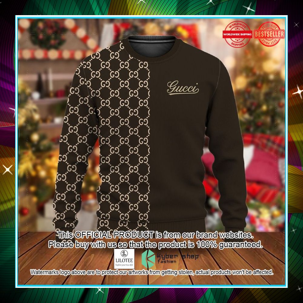 gucci brown christmas sweater 1 516