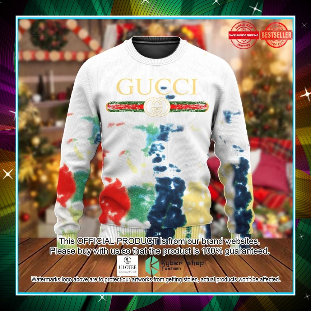 gucci mixed colors christmas sweater 1 588