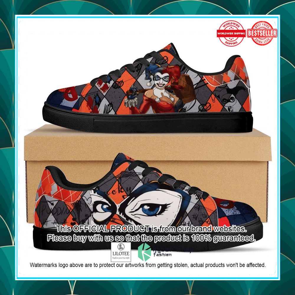harley quinn stan smith shoes 1 431