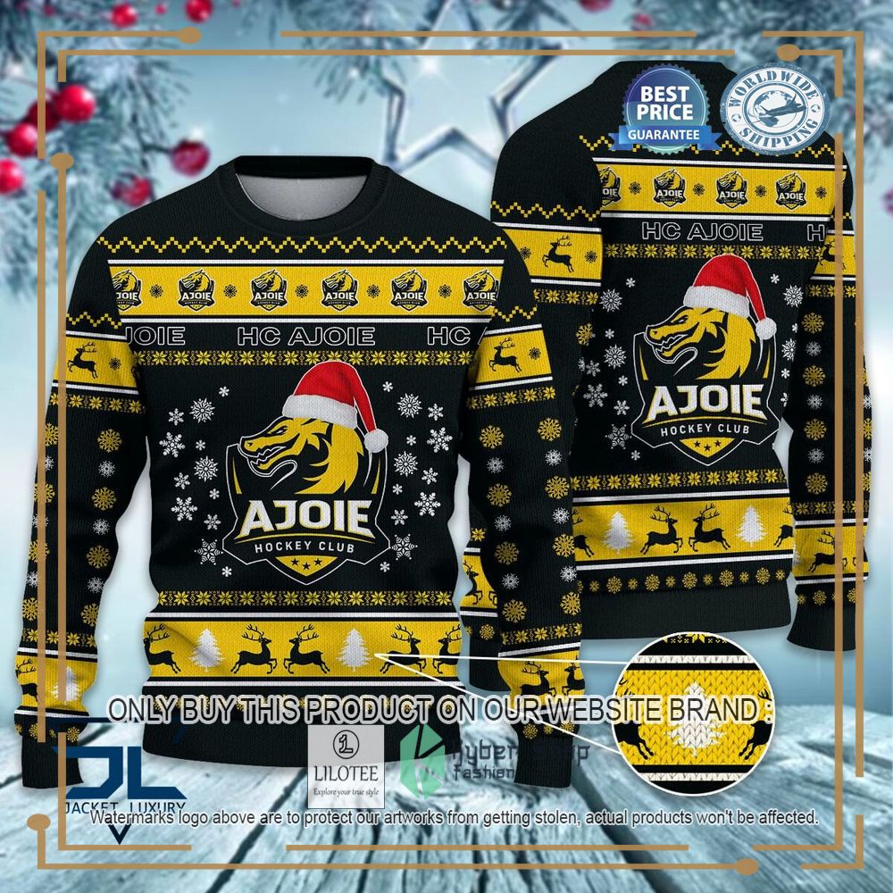 HC Ajoie Ugly Christmas Sweater 7