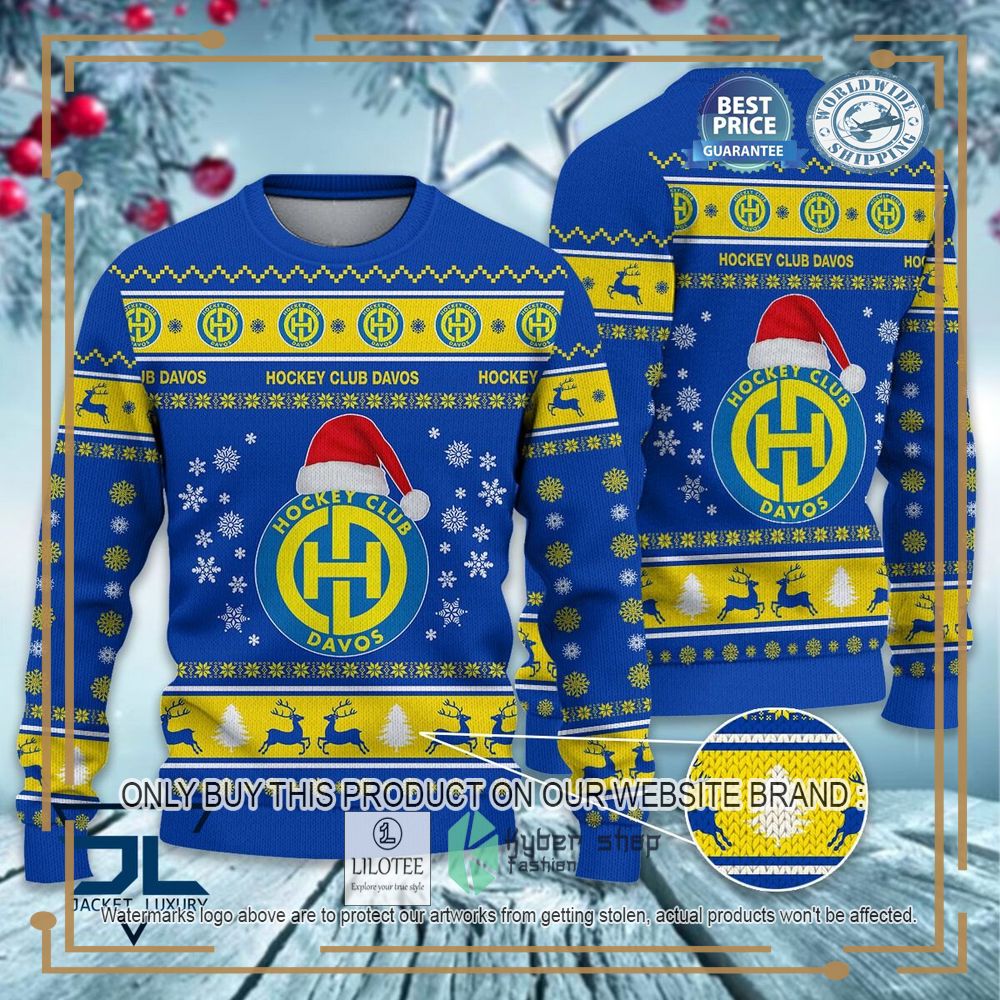 HC Davos Ugly Christmas Sweater 6