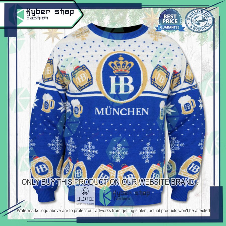 hofbrau munchen ugly christmas sweater 1 58665