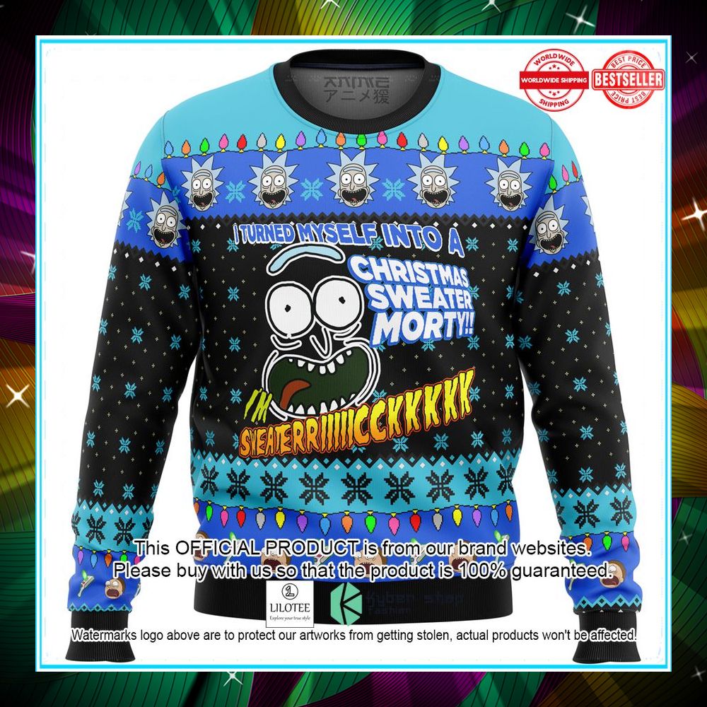im sweater rick rick morty sweater christmas 1 40