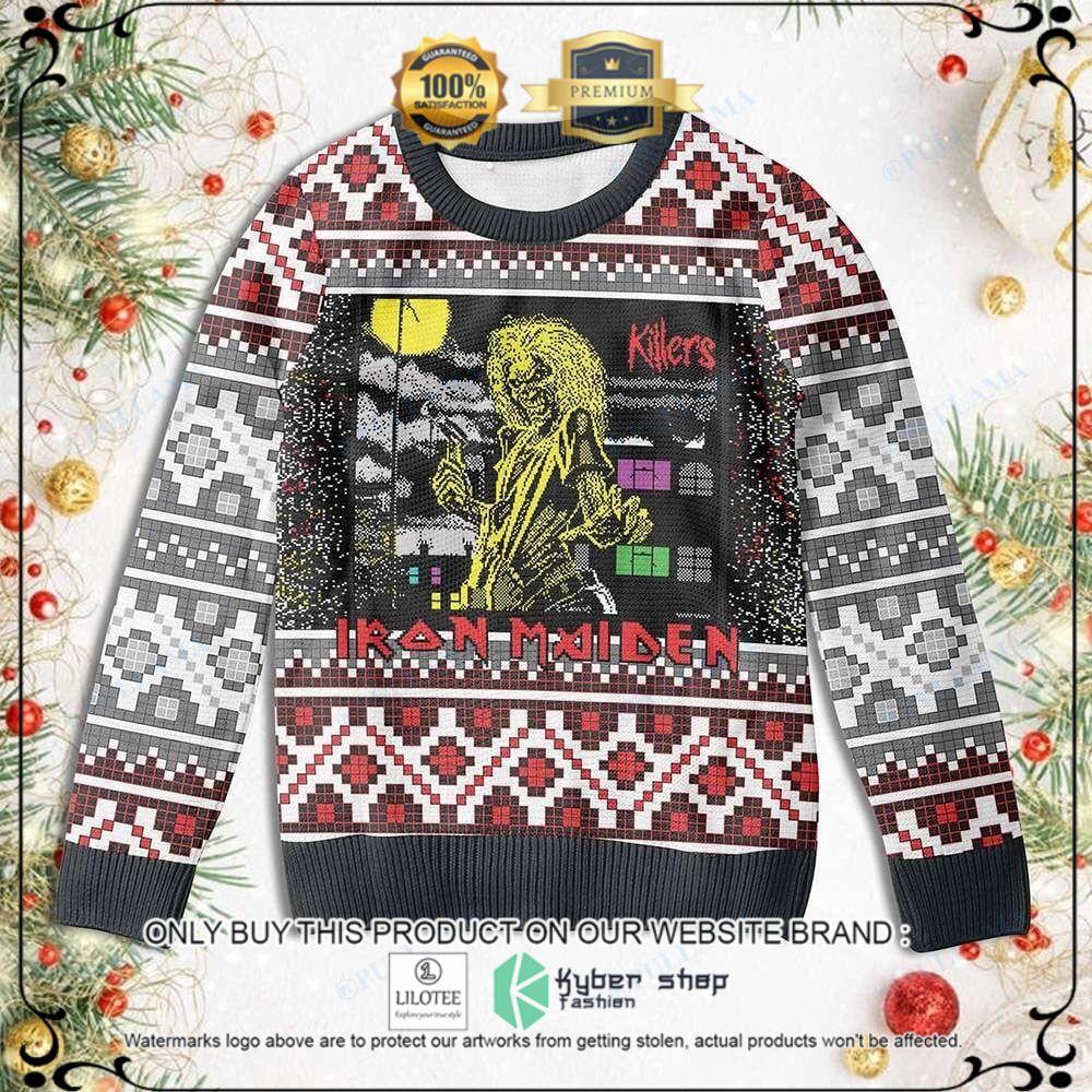 iron maiden killers christmas sweater 1 52450