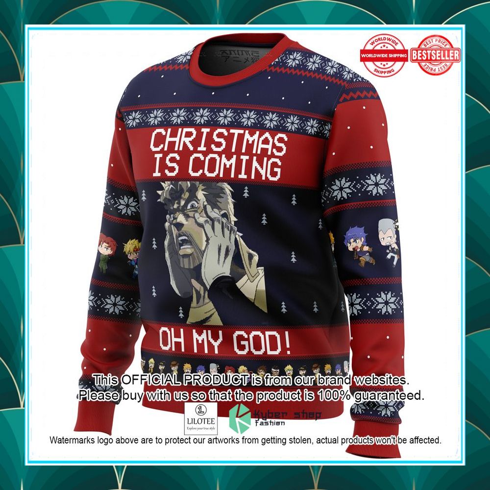 joseph joestar jojos bizzare adventure christmas is coming sweater 2 637