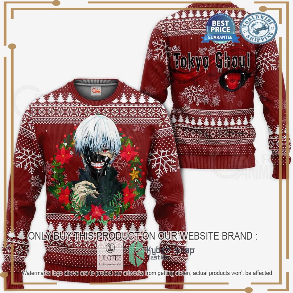 Ken Kaneki Cool Ugly Christmas Sweater 2