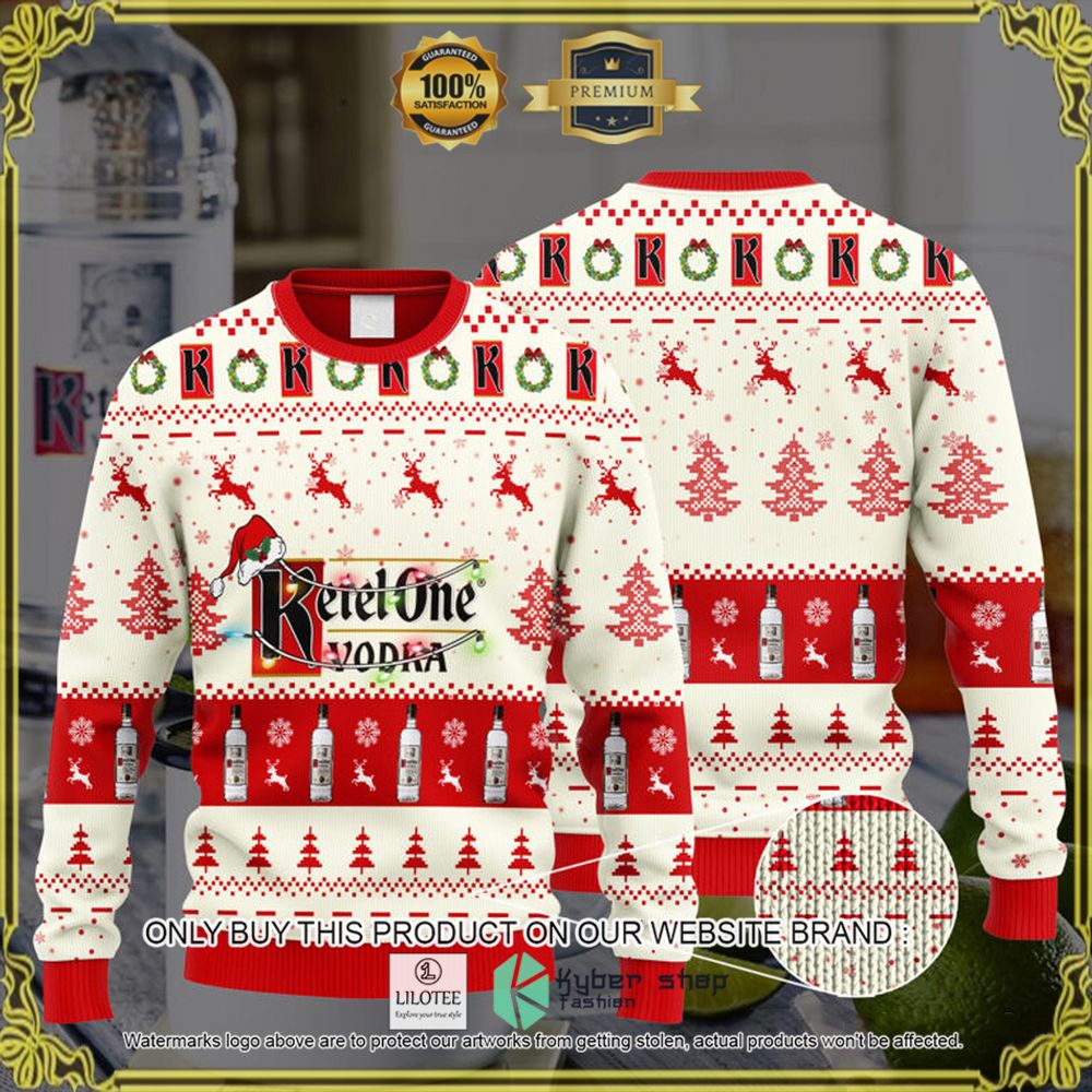 ketel one vodka santa hat knitted christmas sweater 1 12854