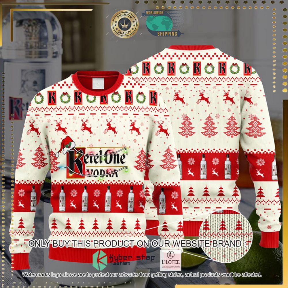 ketel one vodka santa hat knitted christmas sweater 1 58193