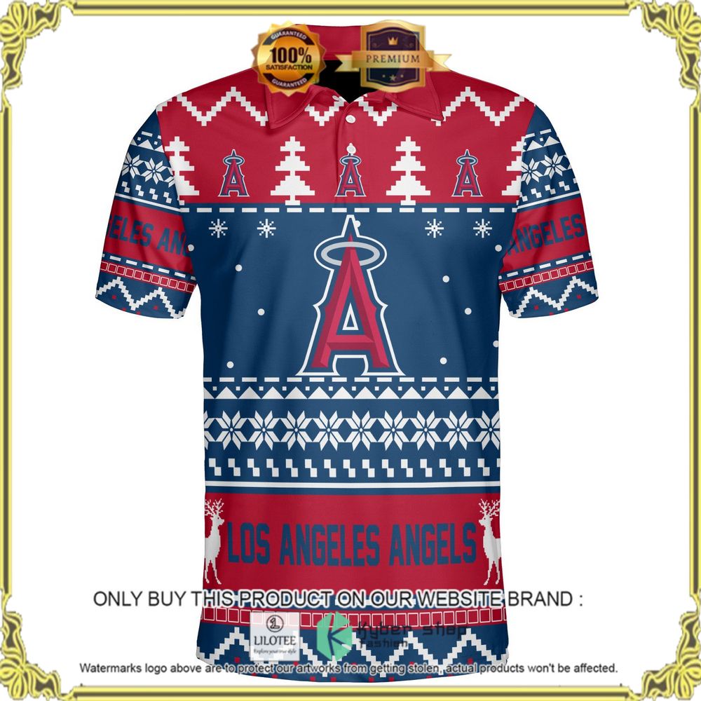 los angeles angels personalized sweater polo 1 95712