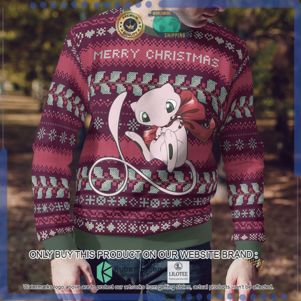 mew pokemon christmas sweater 1 66638