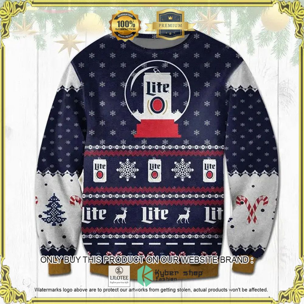 miller lite knitted christmas sweater 1 61837