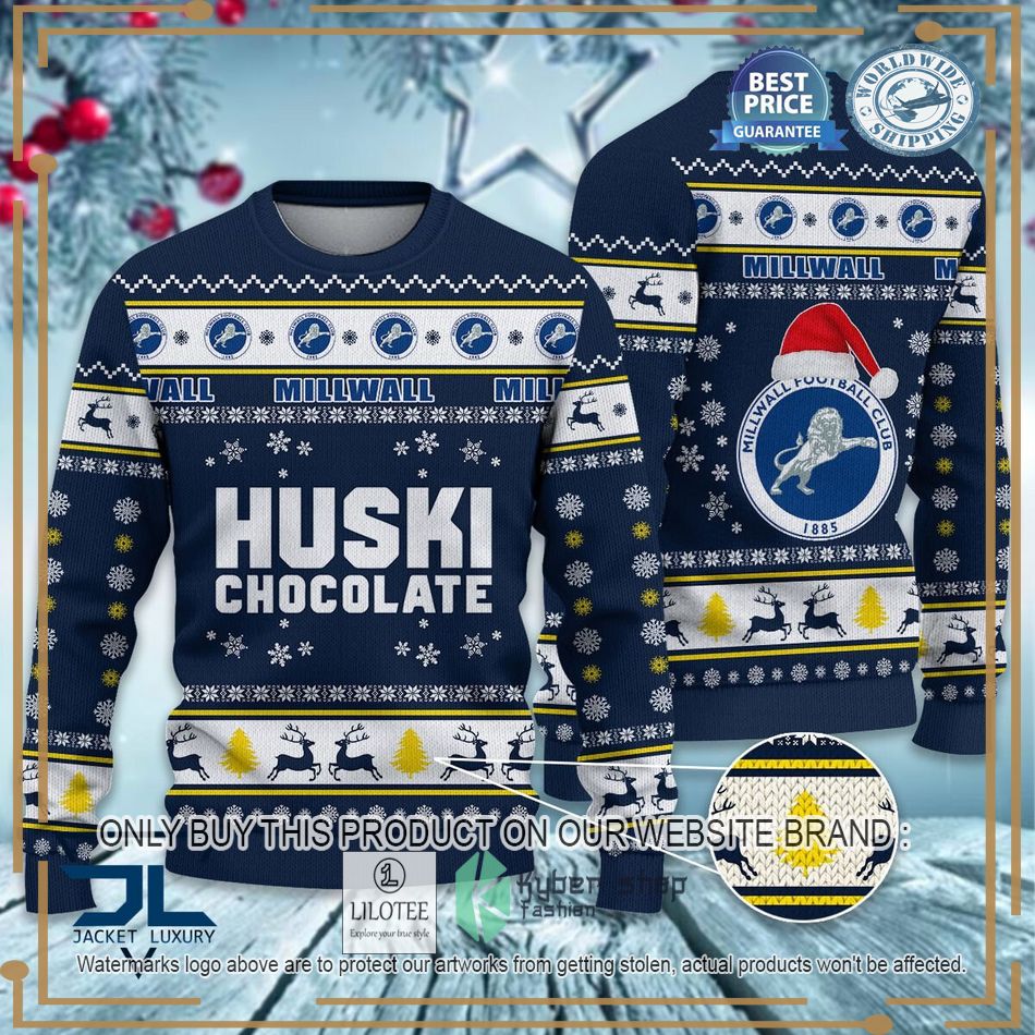 Millwall F.C EFL Ugly Christmas Sweater - LIMITED EDITION 6
