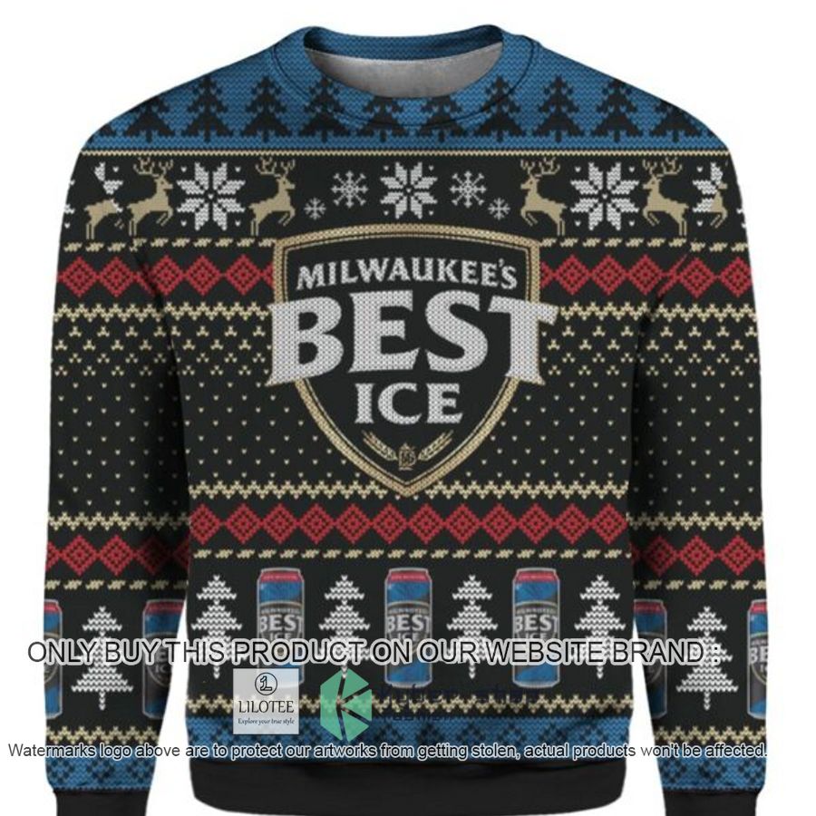 Milwaukees Best Ice Christmas Sweater, Sweatshirt 8