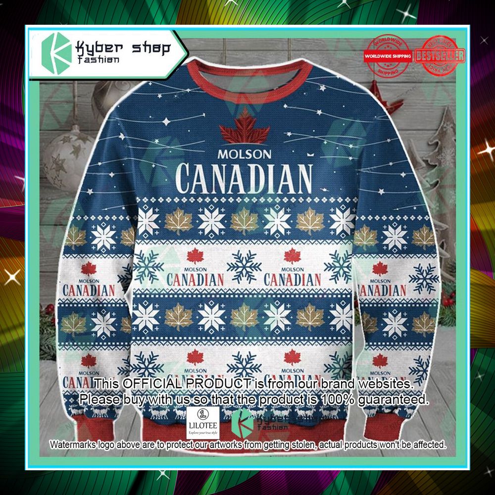 molson canadian christmas sweater 1 197