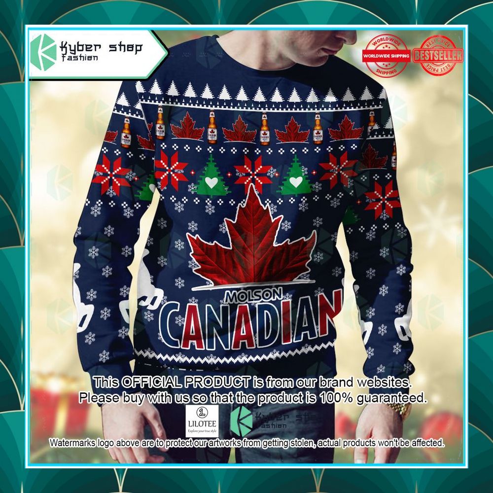 molson canadian logo sweater 2 581