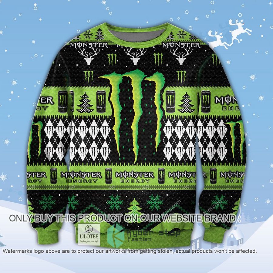Monster Christmas Sweater, Sweatshirt 9