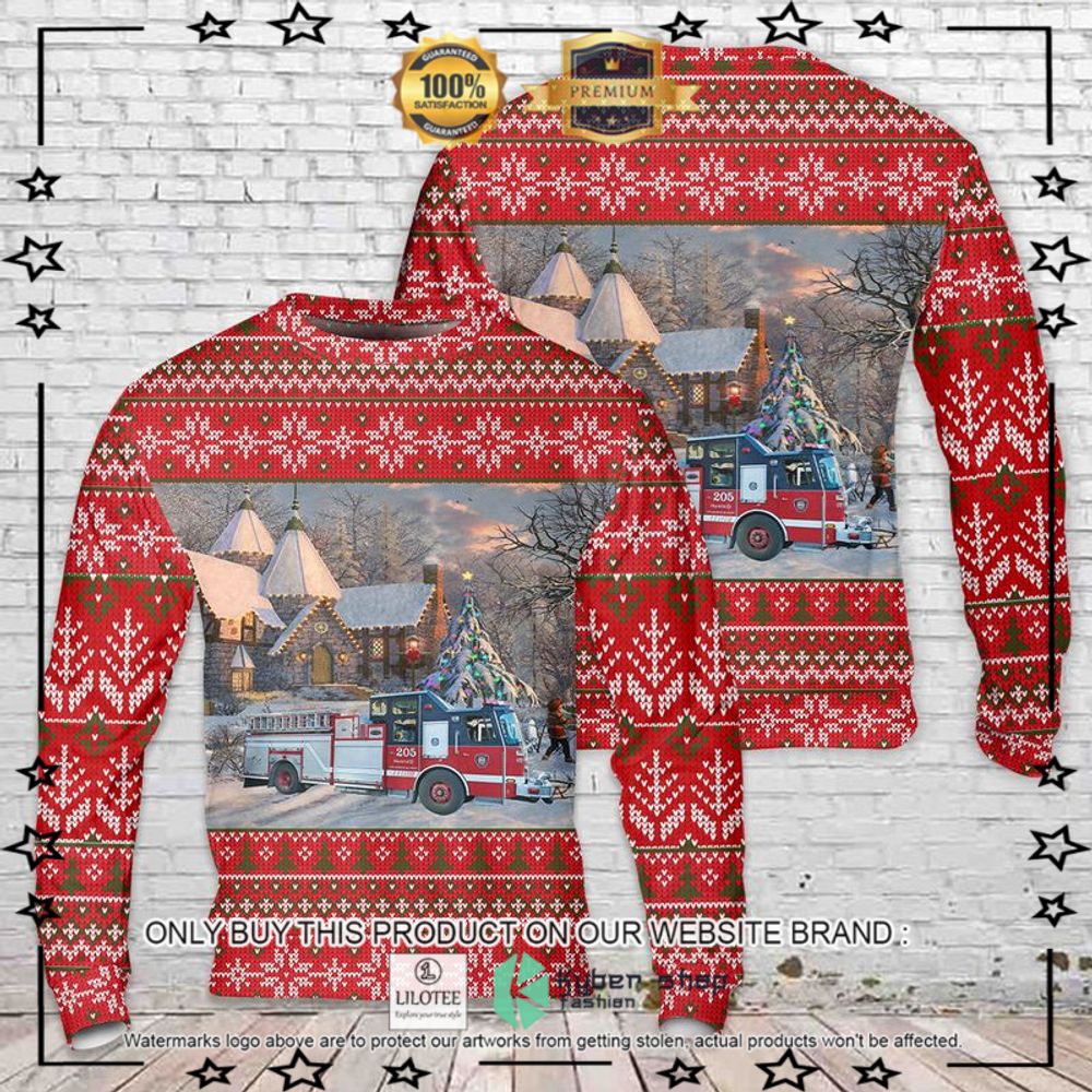 montreal fire department christmas sweater 1 29763