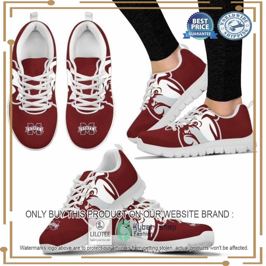 NCAA Mississippi State Bulldogs Sneaker Shoes - LIMITED EDITION 9