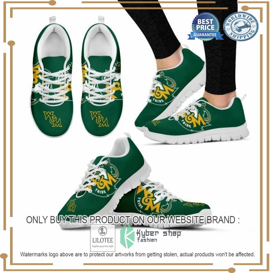 NCAA William & Mary Tribe Sneaker Shoes - LIMITED EDITION 5