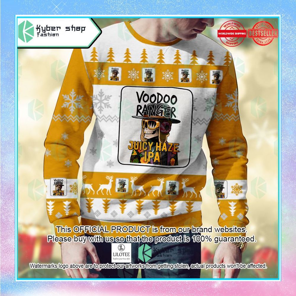 new belgium voodoo ranger juicy haze ipa christmas sweater 2 479