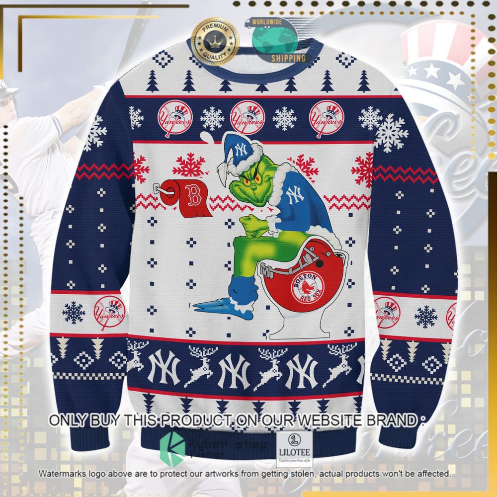 new york yankees grinch ugly sweater 1 99558