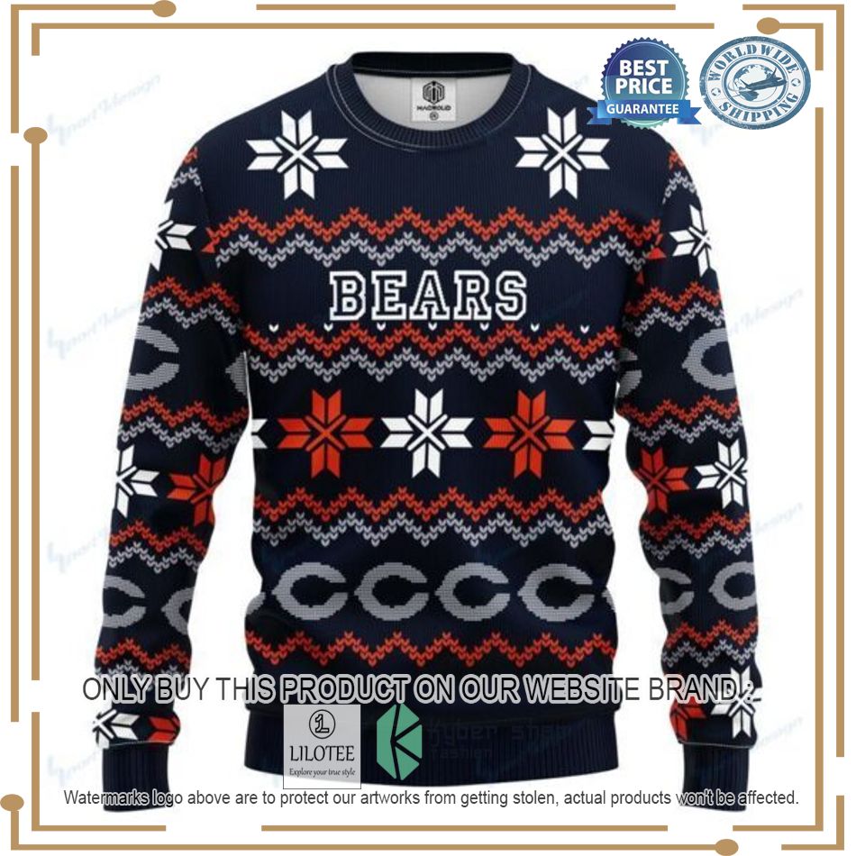 nfl chicago bears knitted sweater 1 58050