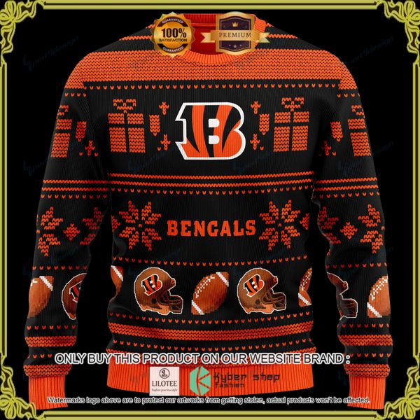 nfl cincinnati bengals team personalized woolen knitted sweater 1 54211