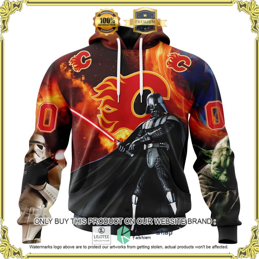 nhl calgary flames star wars personalized 3d hoodie shirt 1 71675