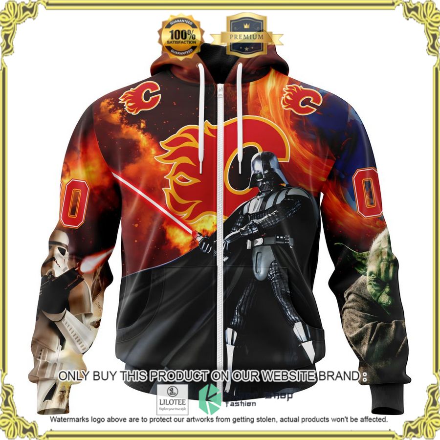nhl calgary flames star wars personalized 3d hoodie shirt 2 88423