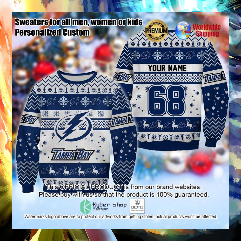 nhl tampa bay lightning personalized christmas sweater 1 18