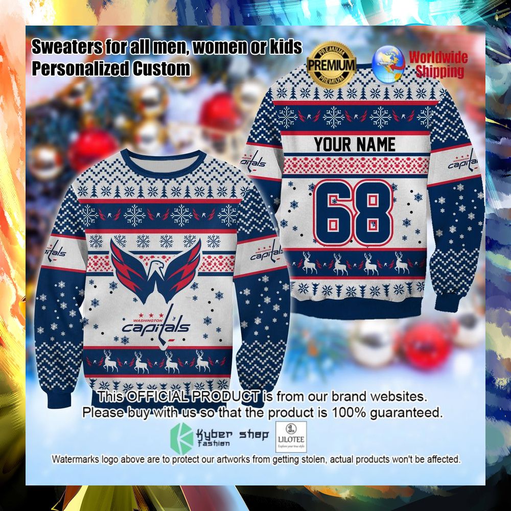 nhl washington capitals personalized christmas sweater 1 903