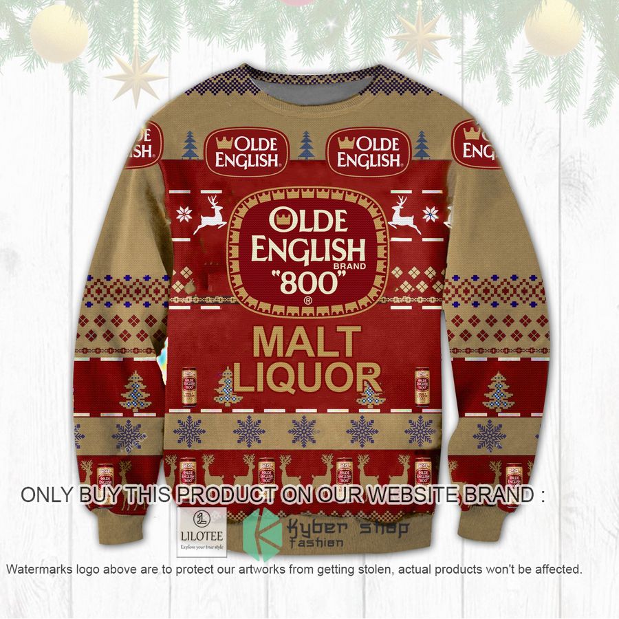 Olde English 800 Christmas Sweater, Sweatshirt 8